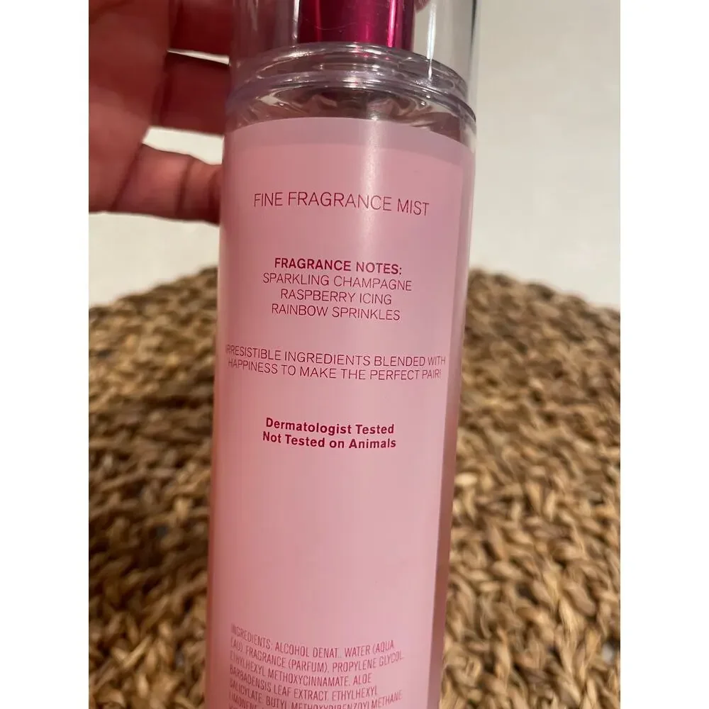 Bath & Body works Dahlia and Champagne sprinkles fine fragrance mist lot of 2